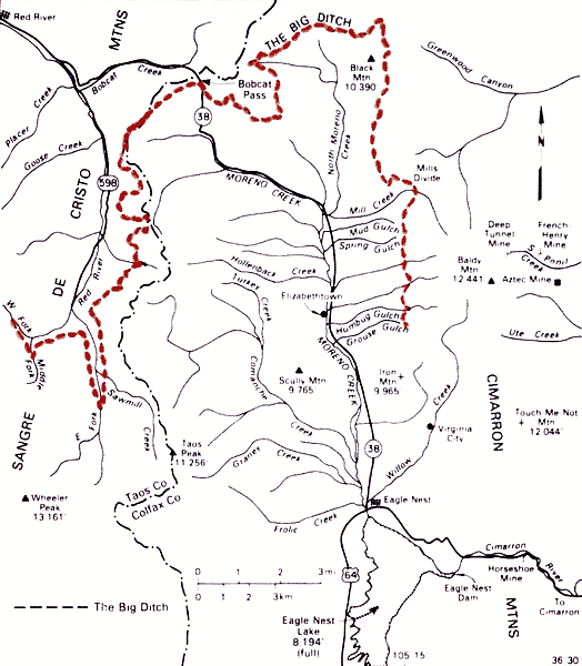 Big Ditch Area Map